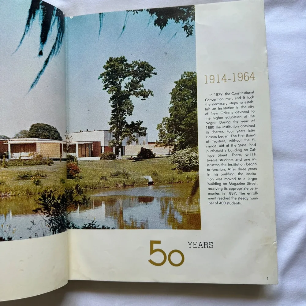 1964 Southern University Yearbook The‎ Cat 50th Anniversary Baton Rouge HBCU LA